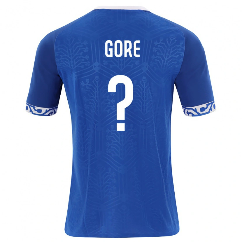 DanxenレディースモルドバAlexandru Gore#0ロイヤルブルー 白ホームシャツ26-28ジャージーユニフォーム