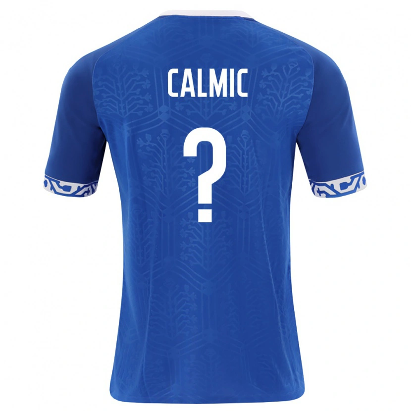 DanxenレディースモルドバIon Calmic#0ロイヤルブルー 白ホームシャツ26-28ジャージーユニフォーム