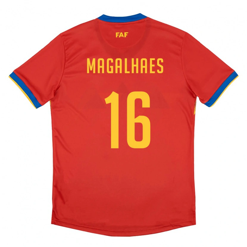 DanxenレディースアンドラLucas Magalhaes#16赤 青 黄ホームシャツ26-28ジャージーユニフォーム