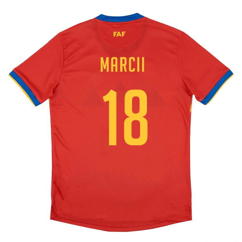 DanxenレディースアンドラMarcii#18赤 青 黄ホームシャツ26-28ジャージーユニフォーム