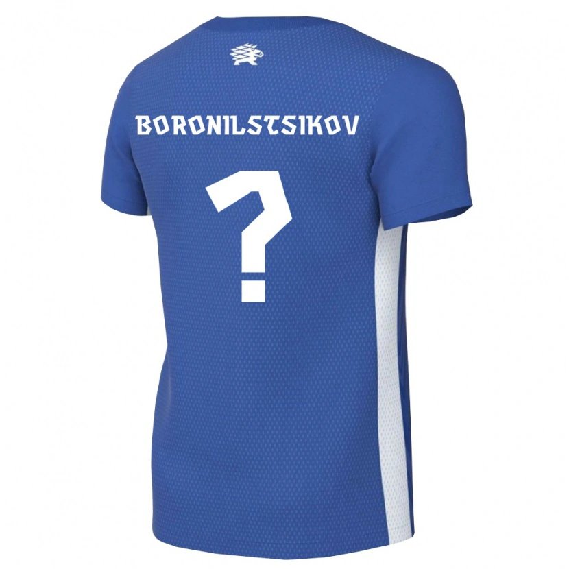 DanxenレディースエストニアAlex Boronilstsikov#0ダークブルー 白ホームシャツ26-28ジャージーユニフォーム