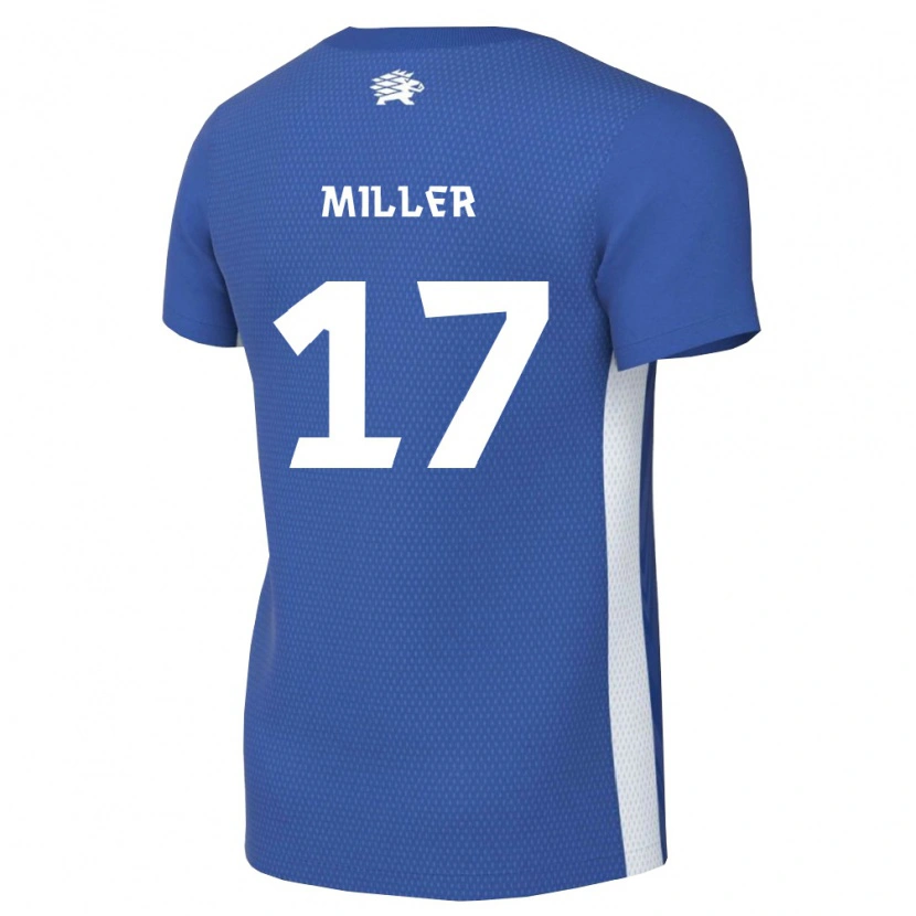 DanxenレディースエストニアMartin Miller#17ダークブルー 白ホームシャツ26-28ジャージーユニフォーム