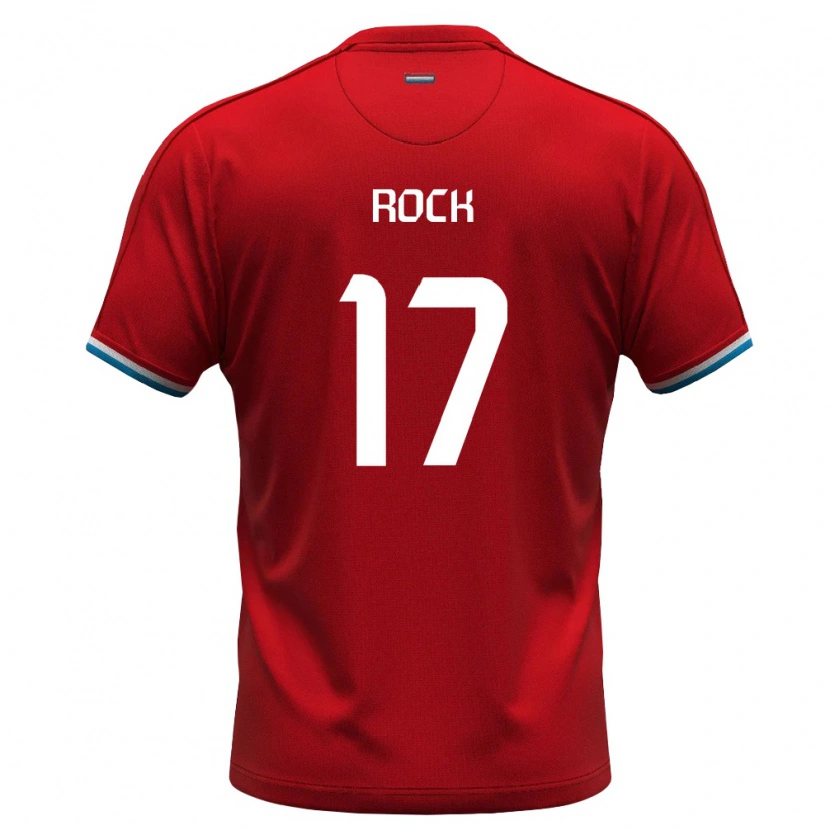 DanxenレディースルクセンブルクJerimo Rock#17赤 白 青ホームシャツ26-28ジャージーユニフォーム