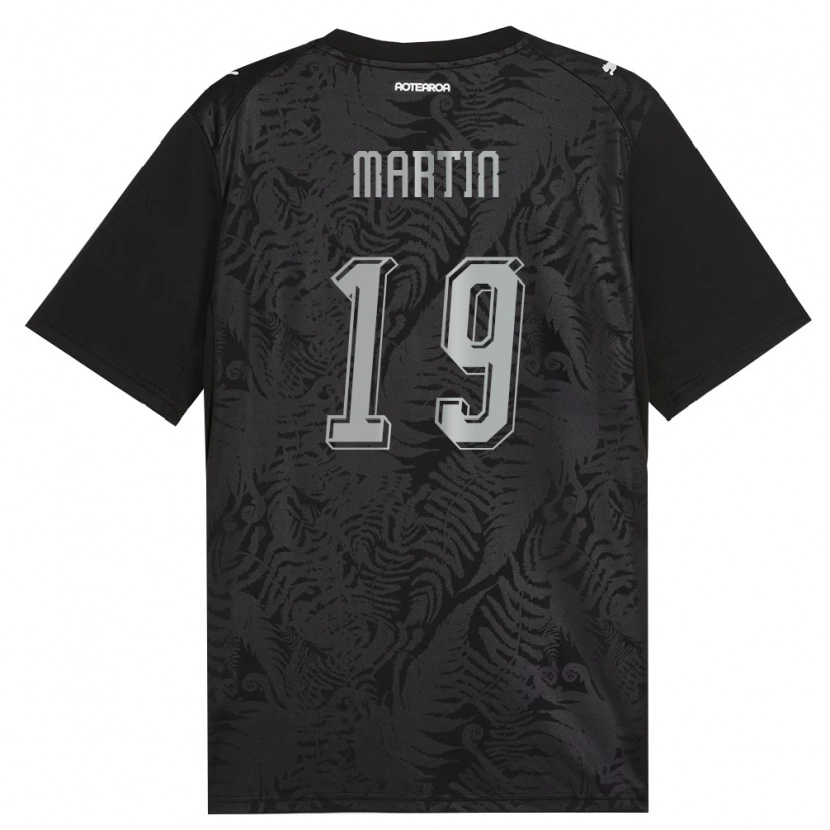 DanxenレディースニュージーランドNathan Martin#19白 黒 灰ホームシャツ26-28ジャージーユニフォーム