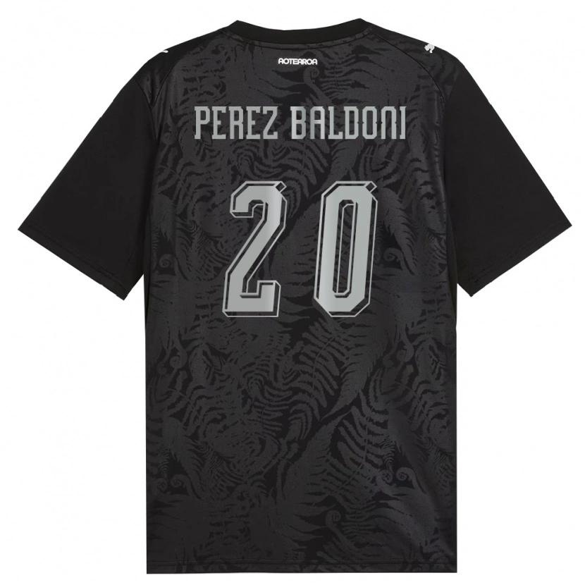 DanxenレディースニュージーランドBenjamin Perez Baldoni#20白 黒 灰ホームシャツ26-28ジャージーユニフォーム