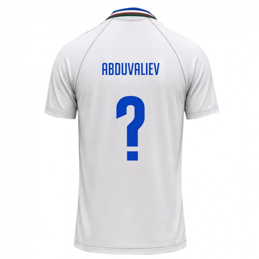 DanxenレディースウズベキスタンKamoliddin Abduvaliev#0白 ダークグリーンアウェイシャツ26-28ジャージーユニフォーム