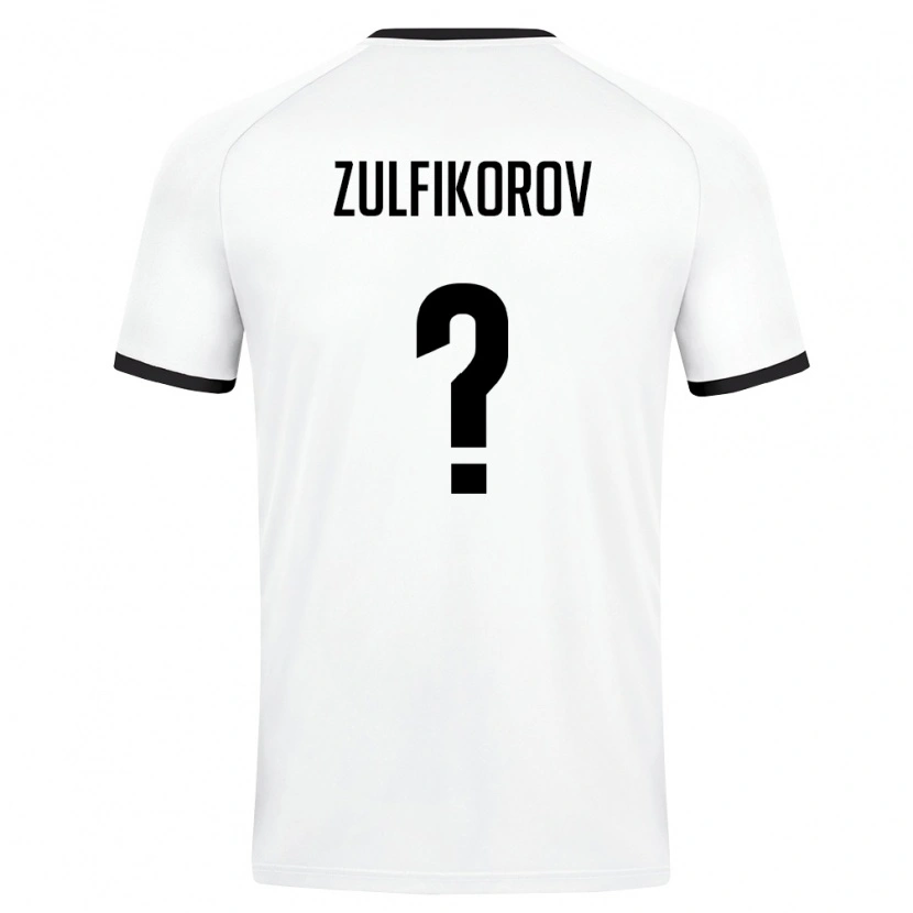 DanxenレディースウズベキスタンKhojiakbar Zulfikorov#0白 ダークグリーンアウェイシャツ26-28ジャージーユニフォーム