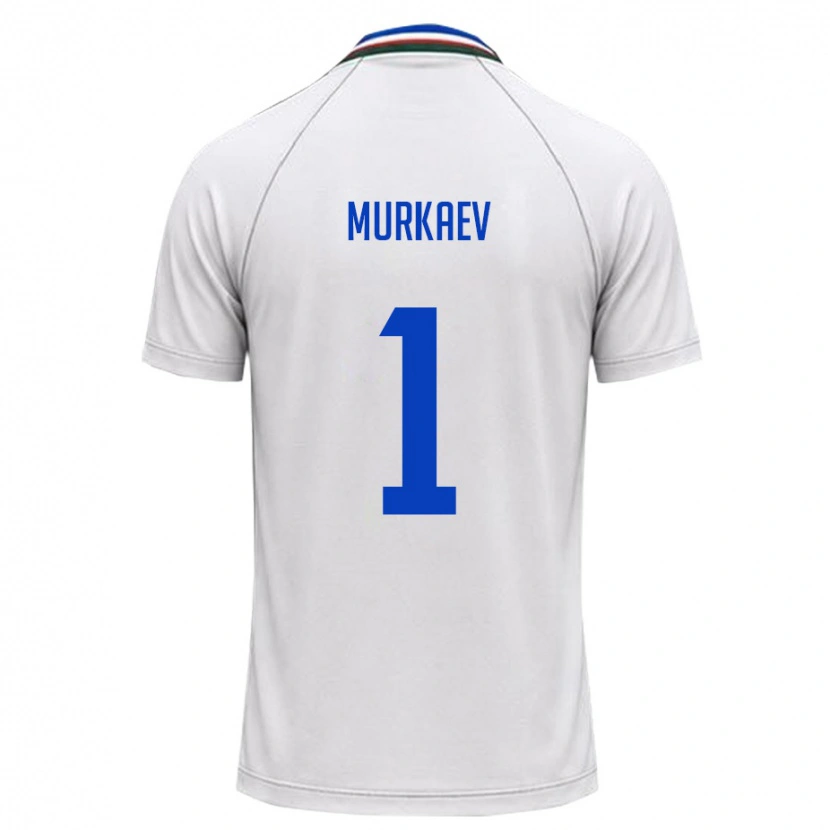 DanxenレディースウズベキスタンMaksim Murkaev#1白 ダークグリーンアウェイシャツ26-28ジャージーユニフォーム