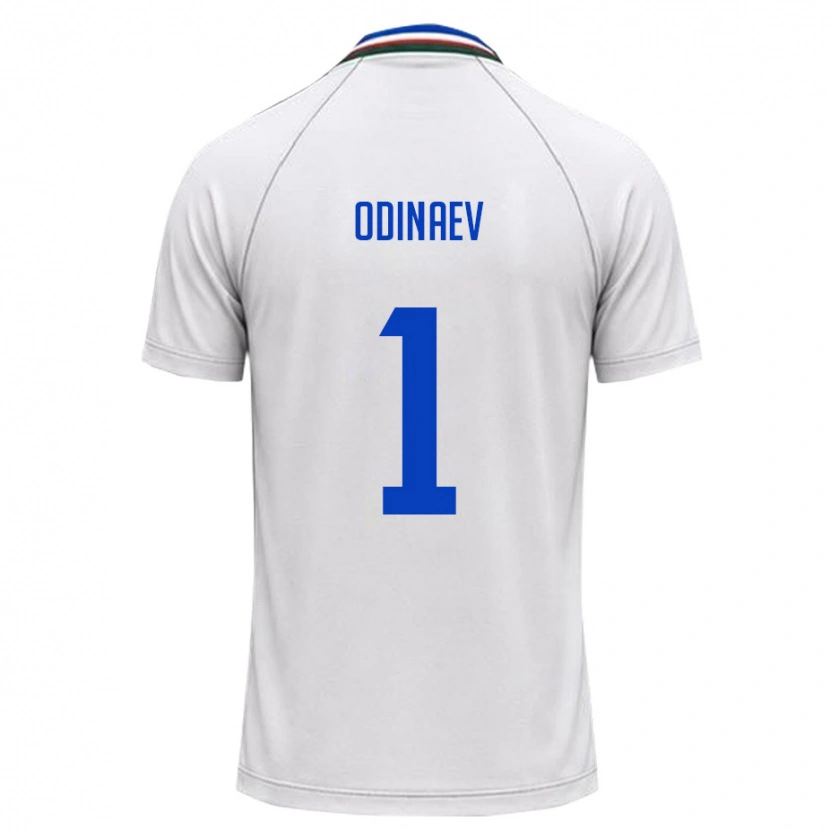 DanxenレディースウズベキスタンBogdan Odinaev#1白 ダークグリーンアウェイシャツ26-28ジャージーユニフォーム