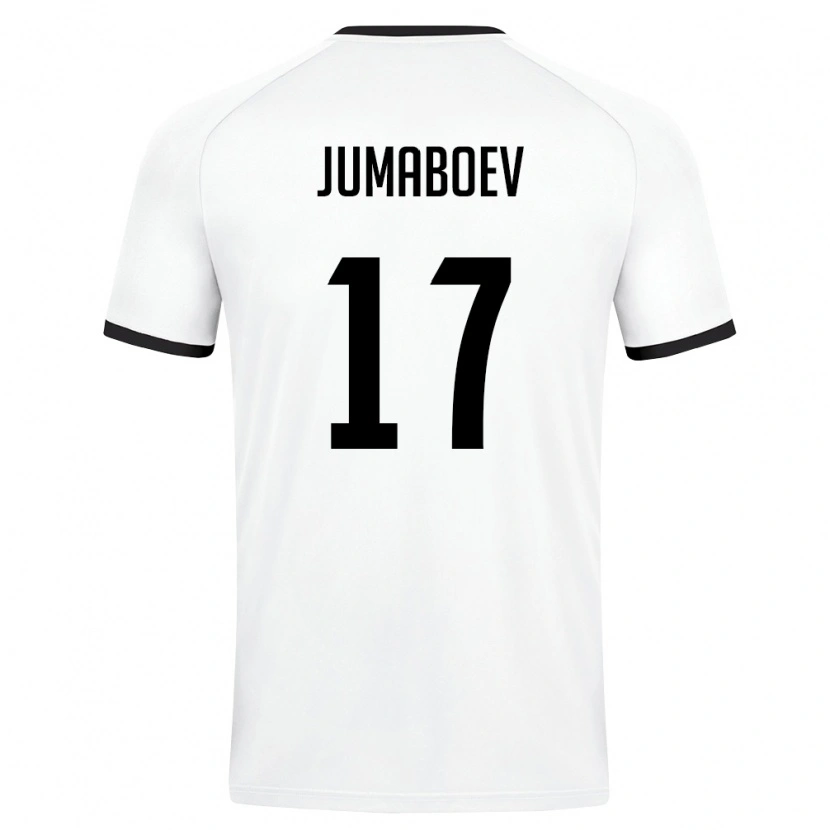 DanxenレディースウズベキスタンJasurbek Jumaboev#17白 ダークグリーンアウェイシャツ26-28ジャージーユニフォーム