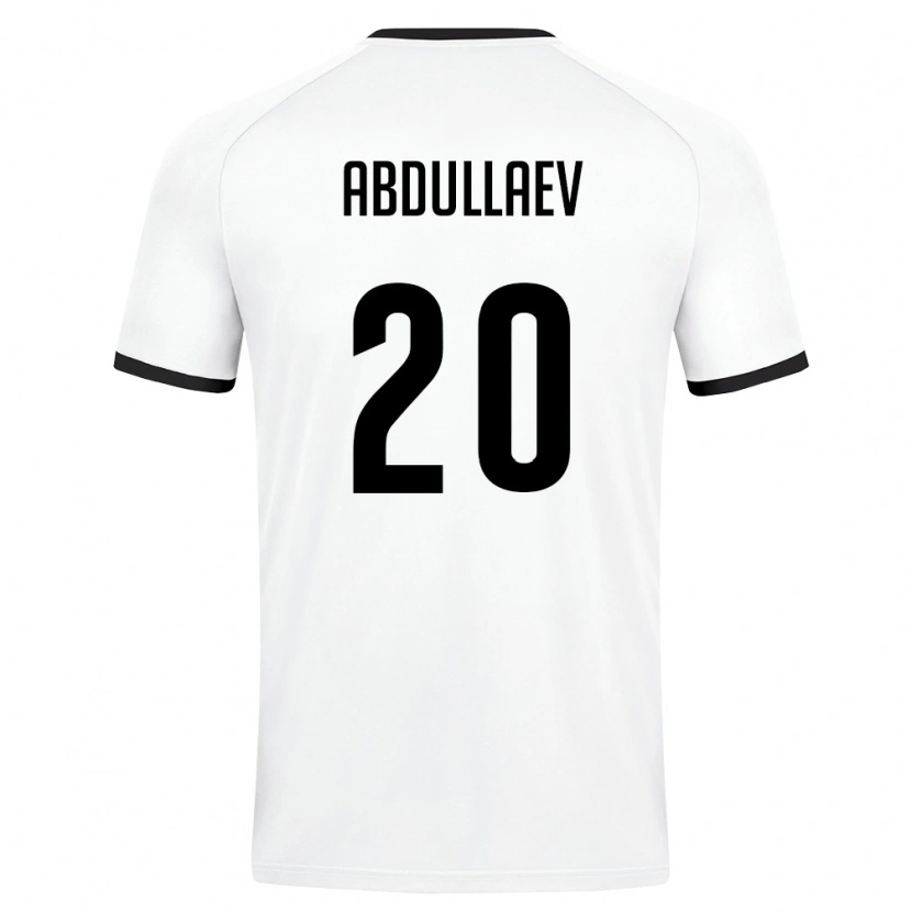 DanxenレディースウズベキスタンDilshod Abdullaev#20白 ダークグリーンアウェイシャツ26-28ジャージーユニフォーム