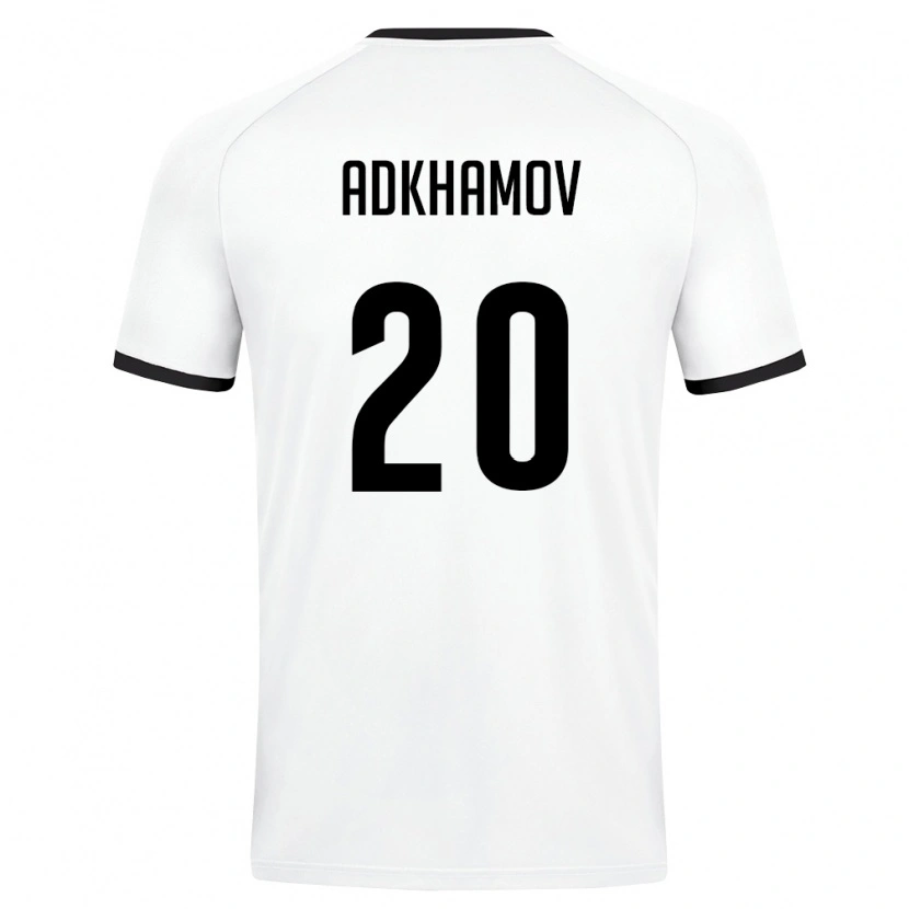 DanxenレディースウズベキスタンMukhammadali Adkhamov#20白 ダークグリーンアウェイシャツ26-28ジャージーユニフォーム