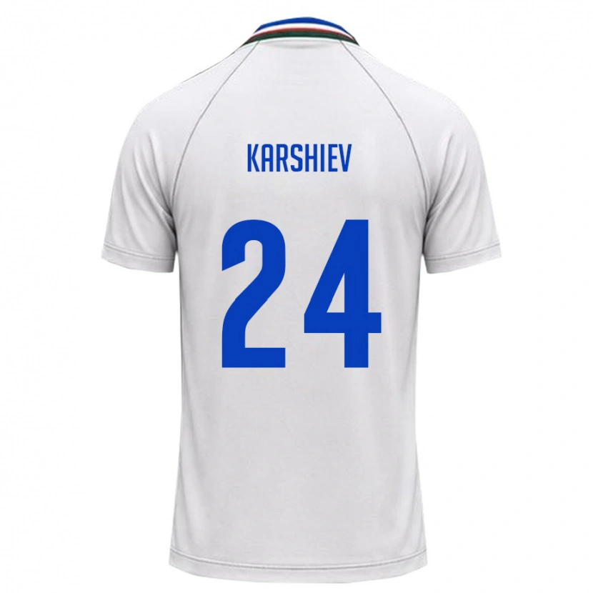 DanxenレディースウズベキスタンAzizbek Karshiev#24白 ダークグリーンアウェイシャツ26-28ジャージーユニフォーム