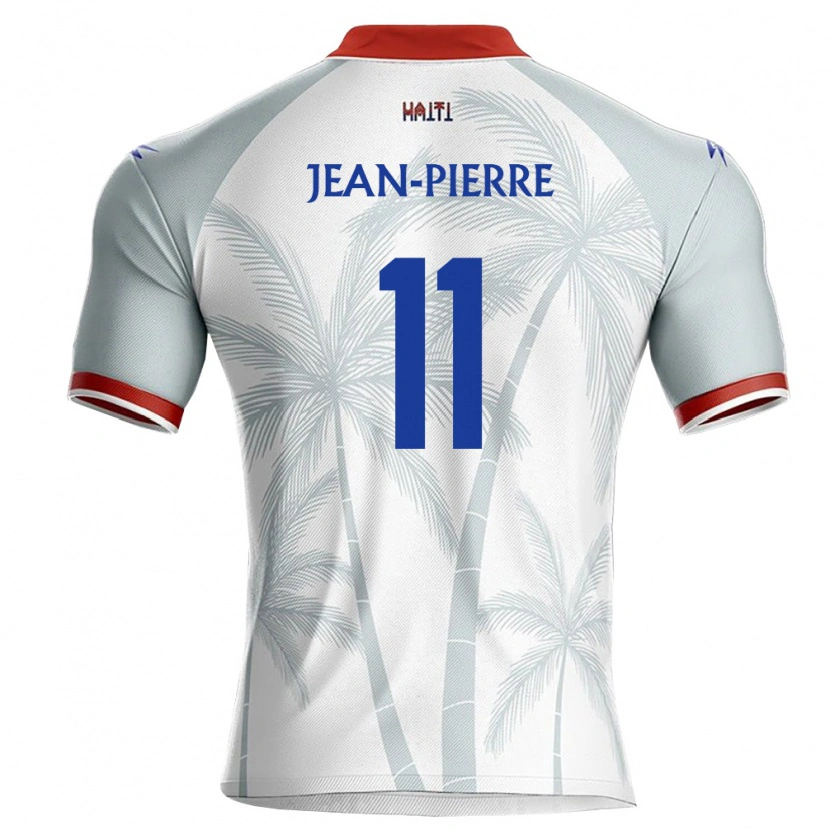 DanxenレディースハイチRalph Jean-Pierre#11白 赤 灰アウェイシャツ26-28ジャージーユニフォーム