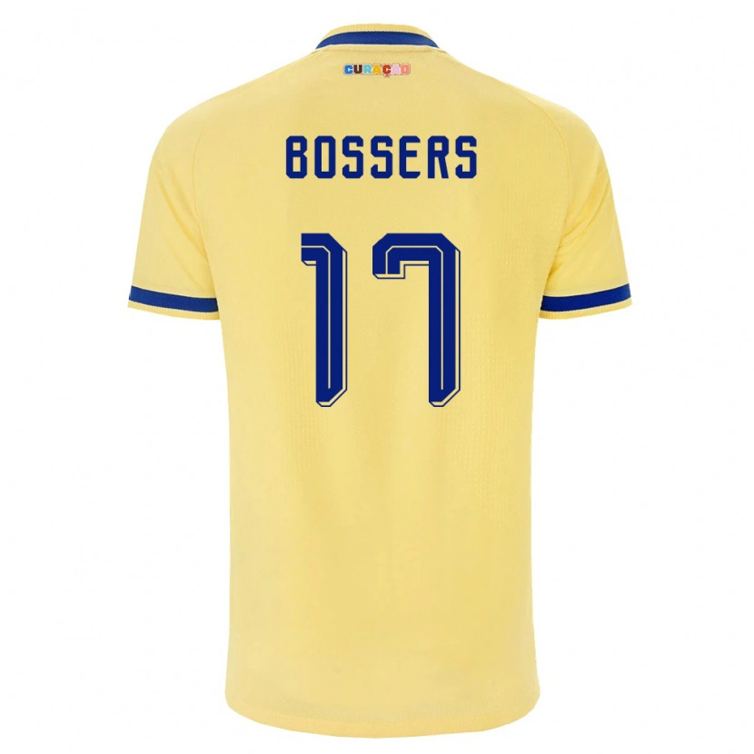 Danxenレディースキュラソー島Milo Bossers#17黄 紺 ピンクアウェイシャツ26-28ジャージーユニフォーム