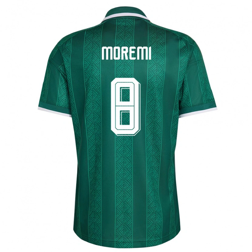 Danxenレディース南アフリカTshepang Moremi#8緑 白 金アウェイシャツ26-28ジャージーユニフォーム