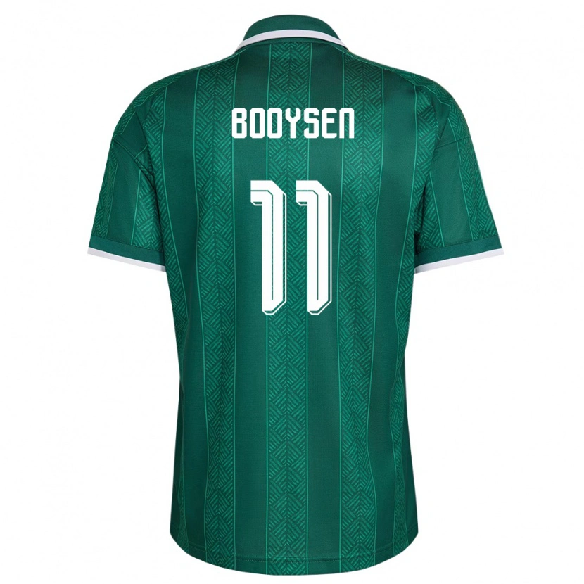 Danxenレディース南アフリカAlwande Booysen#11緑 白 金アウェイシャツ26-28ジャージーユニフォーム