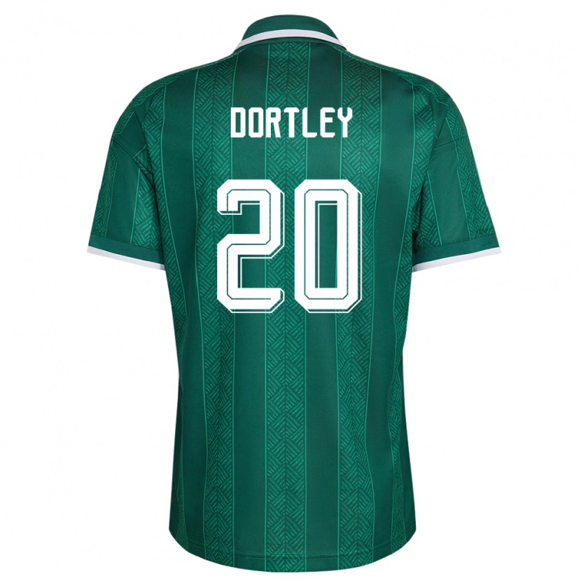 Danxenレディース南アフリカラッシュウィン・ドートリー#20緑 白 金アウェイシャツ26-28ジャージーユニフォーム