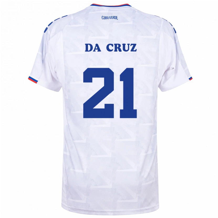 Danxenレディースカーボベルデアレッシオ・ダ・クルス#21白 バーガンディアウェイシャツ26-28ジャージーユニフォーム