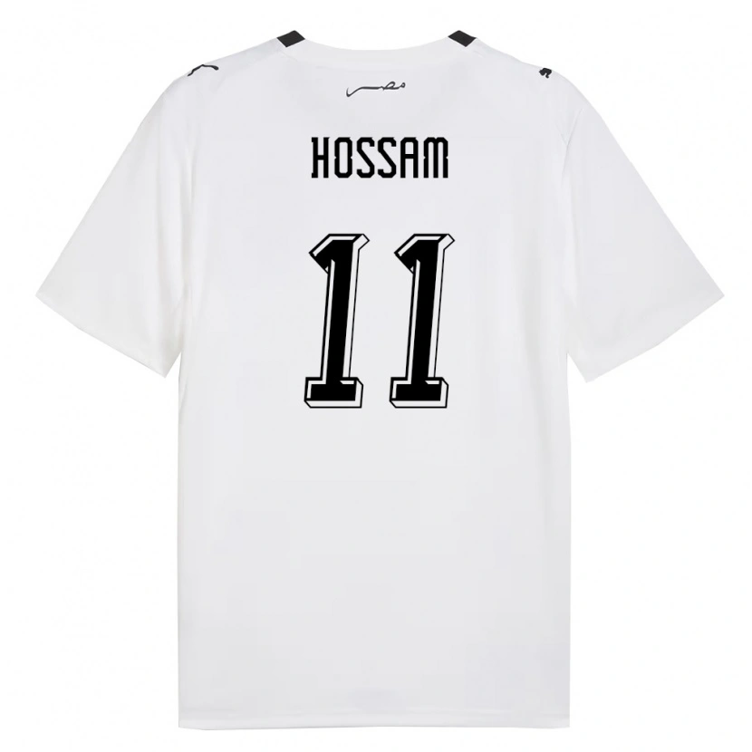DanxenレディースエジプトYassin Hossam#11白 灰 黒アウェイシャツ26-28ジャージーユニフォーム