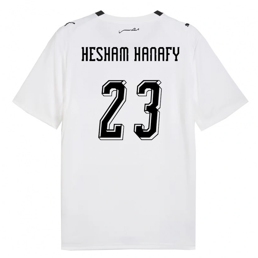 DanxenレディースエジプトYassin Hesham Hanafy#23白 灰 黒アウェイシャツ26-28ジャージーユニフォーム