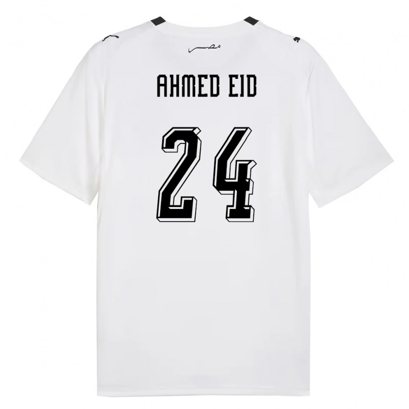 DanxenレディースエジプトAhmed Eid#24白 灰 黒アウェイシャツ26-28ジャージーユニフォーム
