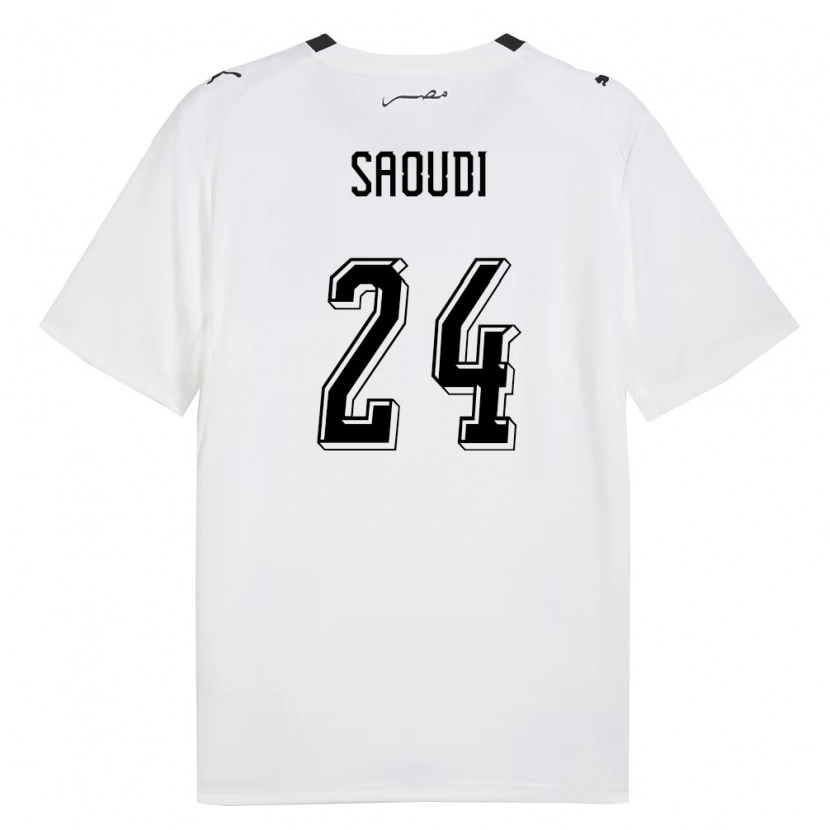 DanxenレディースエジプトZiad Saoudi#24白 灰 黒アウェイシャツ26-28ジャージーユニフォーム