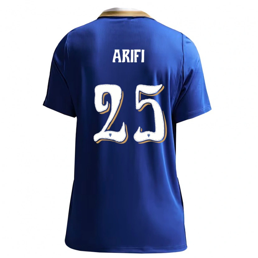 DanxenレディースフィンランドDoni Arifi#25青 白アウェイシャツ26-28ジャージーユニフォーム