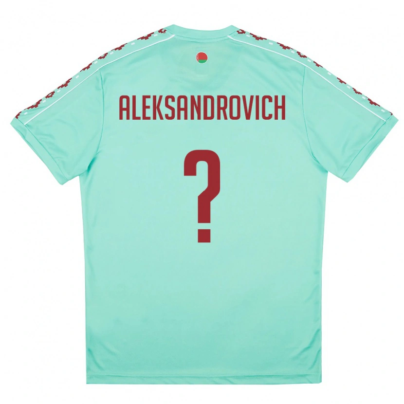 DanxenレディースベラルーシAleksandr Aleksandrovich#0ライトグリーン バーガンディアウェイシャツ26-28ジャージーユニフォーム