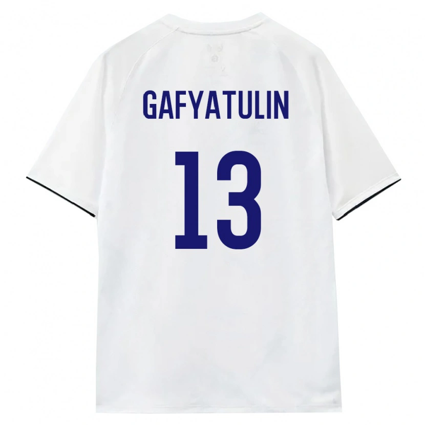 DanxenレディースロシアRafael Gafyatulin#13白 茶 黒アウェイシャツ26-28ジャージーユニフォーム