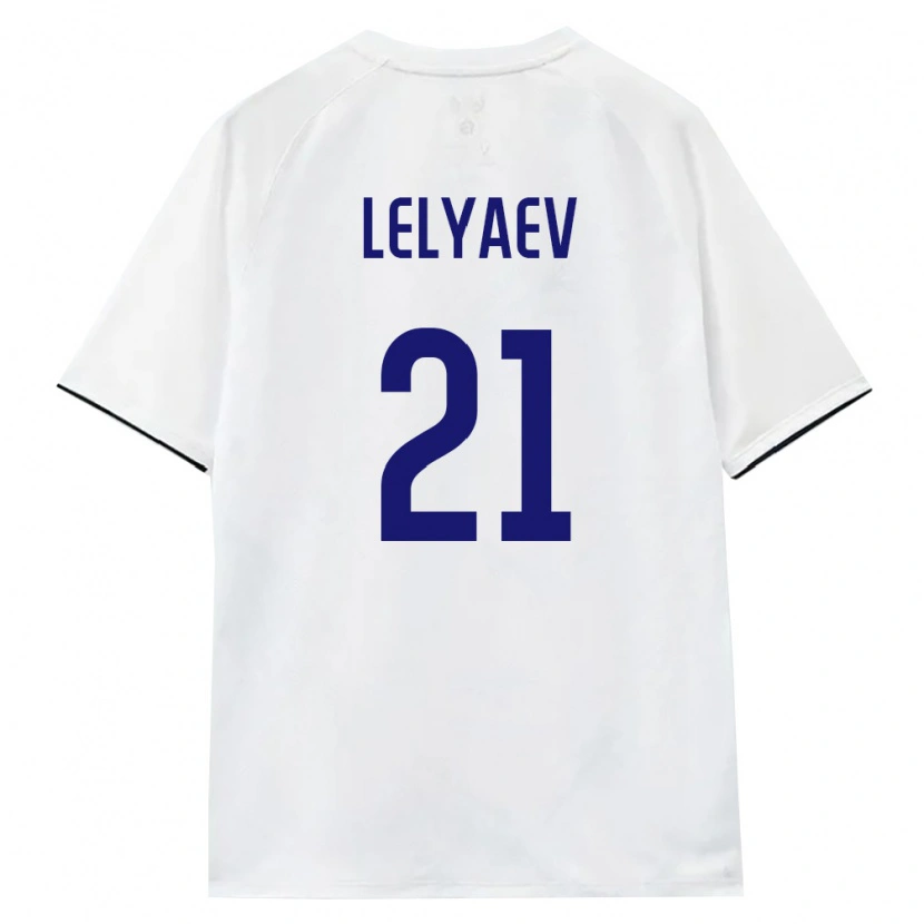 DanxenレディースロシアArtem Lelyaev#21白 茶 黒アウェイシャツ26-28ジャージーユニフォーム