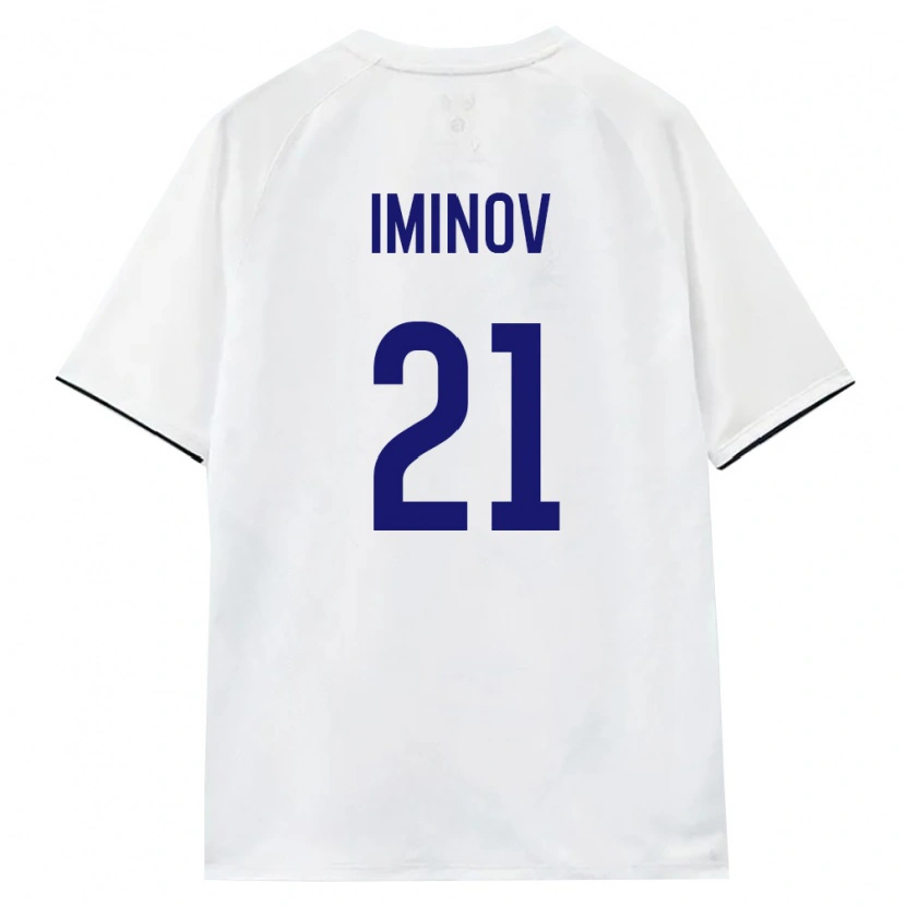 DanxenレディースロシアIkhsan Iminov#21白 茶 黒アウェイシャツ26-28ジャージーユニフォーム