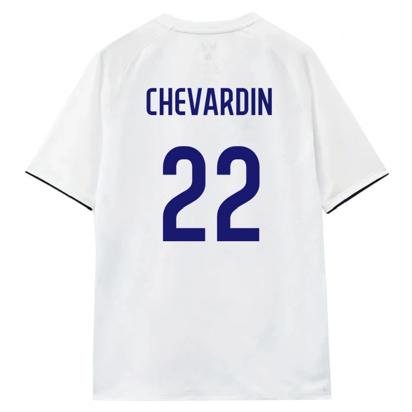 DanxenレディースロシアDaniil Chevardin#22白 茶 黒アウェイシャツ26-28ジャージーユニフォーム