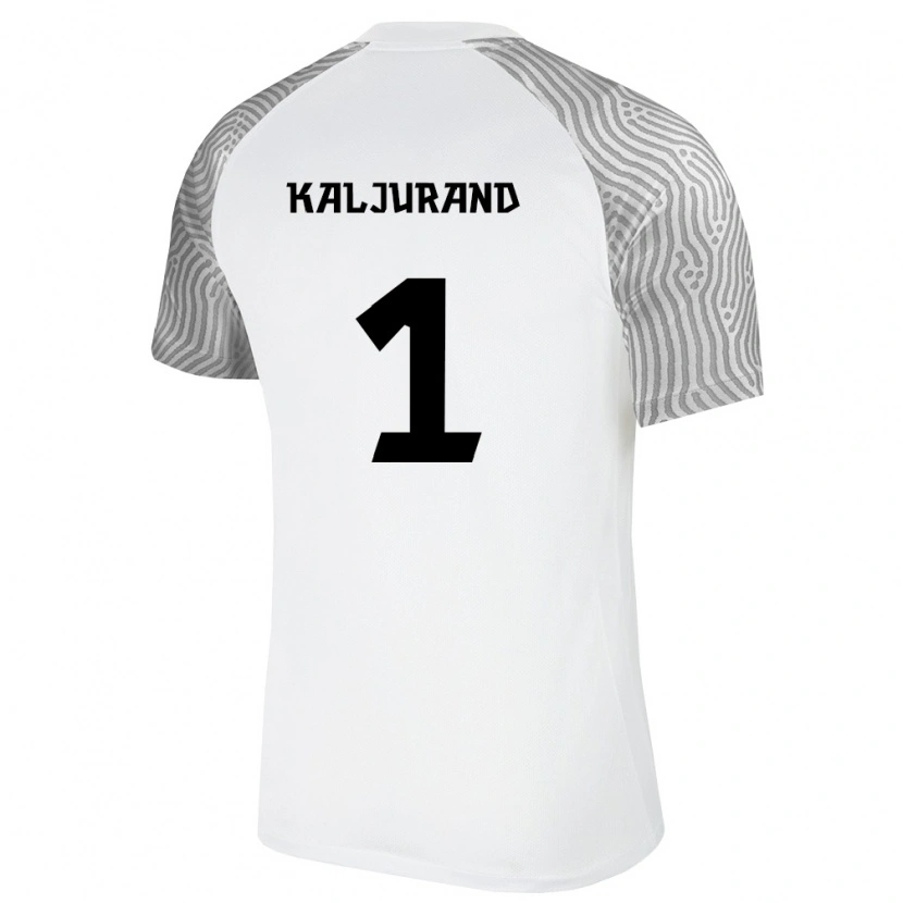 DanxenレディースエストニアJoonatan Kaljurand#1白 灰アウェイシャツ26-28ジャージーユニフォーム