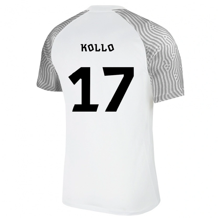 DanxenレディースエストニアAiron Kollo#17白 灰アウェイシャツ26-28ジャージーユニフォーム