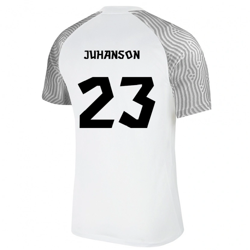 DanxenレディースエストニアRoven Juhanson#23白 灰アウェイシャツ26-28ジャージーユニフォーム