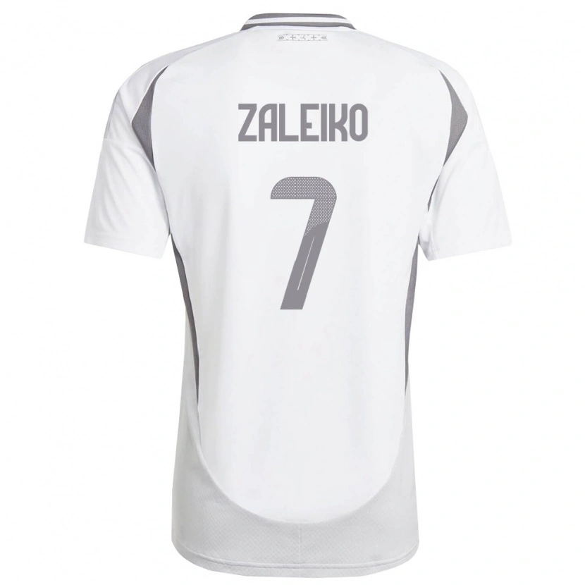 DanxenレディースラトビアGlebs Zaleiko#7白 ダークグレーアウェイシャツ26-28ジャージーユニフォーム