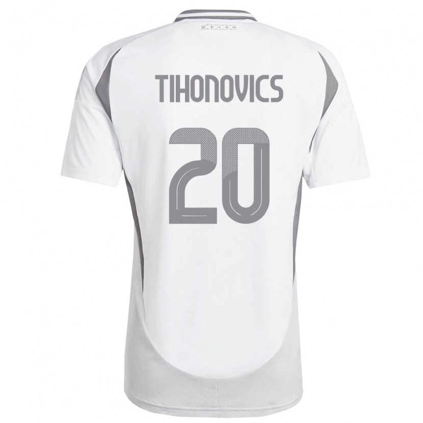 DanxenレディースラトビアMilans Tihonovics#20白 ダークグレーアウェイシャツ26-28ジャージーユニフォーム