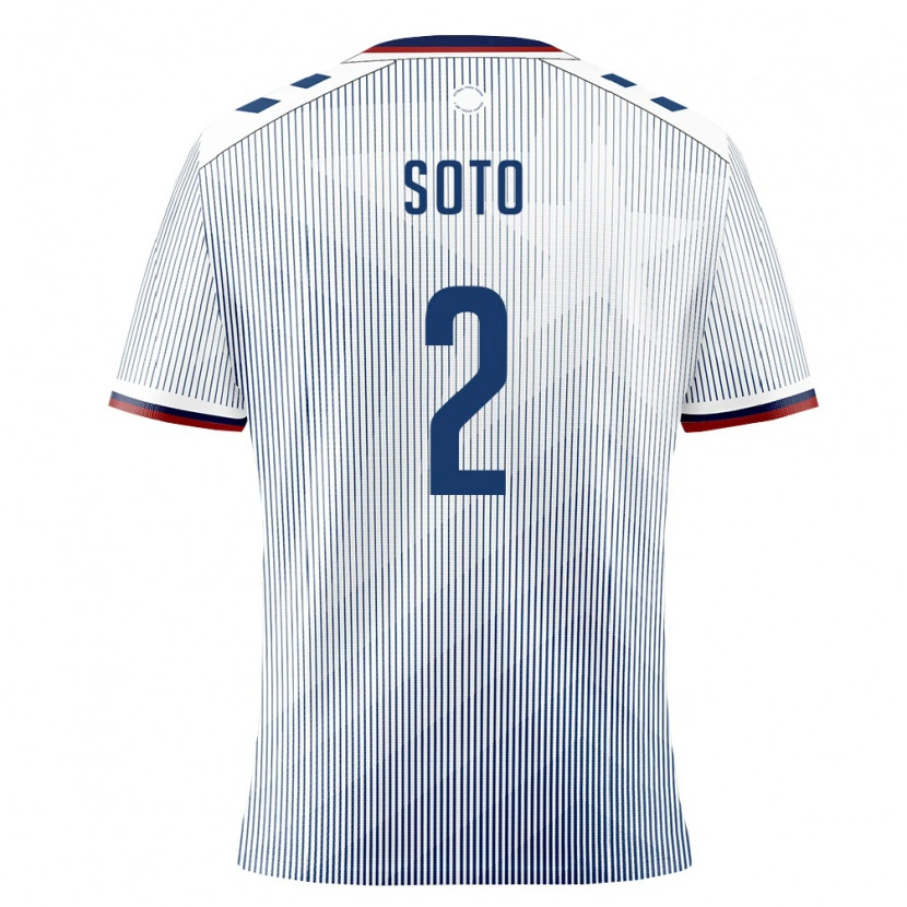 DanxenレディースプエルトリコAdrián Soto#2ロイヤルブルー 白アウェイシャツ26-28ジャージーユニフォーム