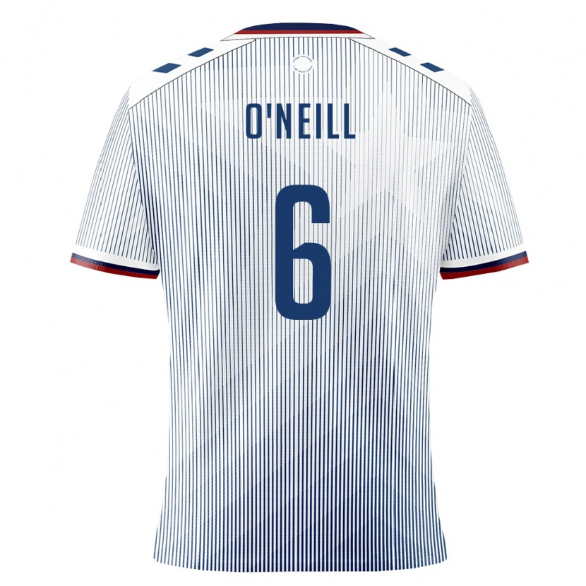 Danxenレディースプエルトリコフアン・オニール#6ロイヤルブルー 白アウェイシャツ26-28ジャージーユニフォーム