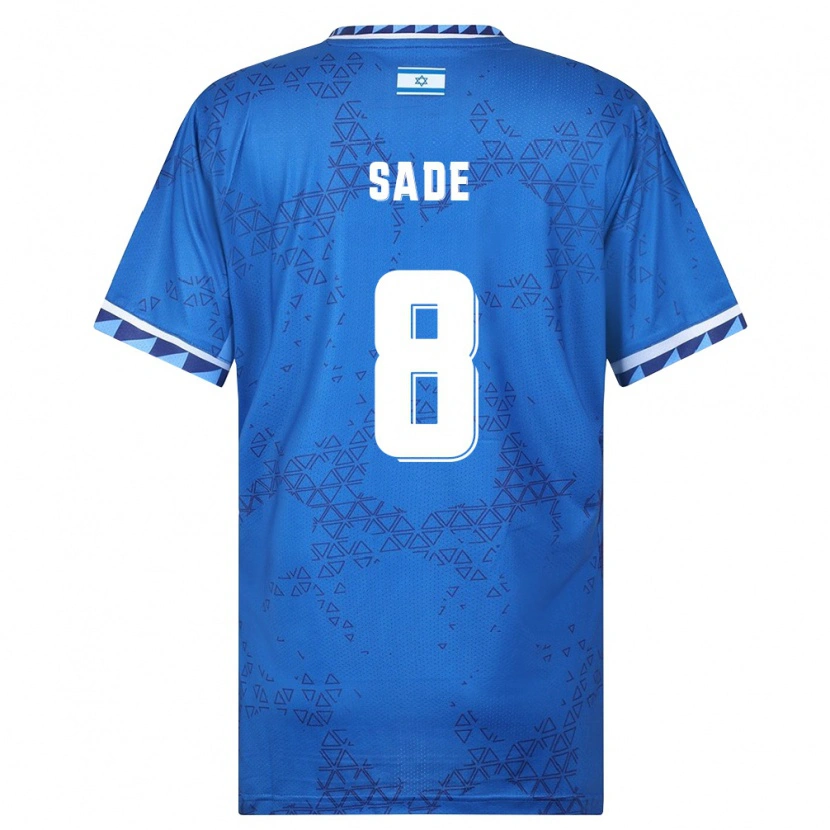 DanxenレディースイスラエルDaniel Sade#8青 白アウェイシャツ26-28ジャージーユニフォーム