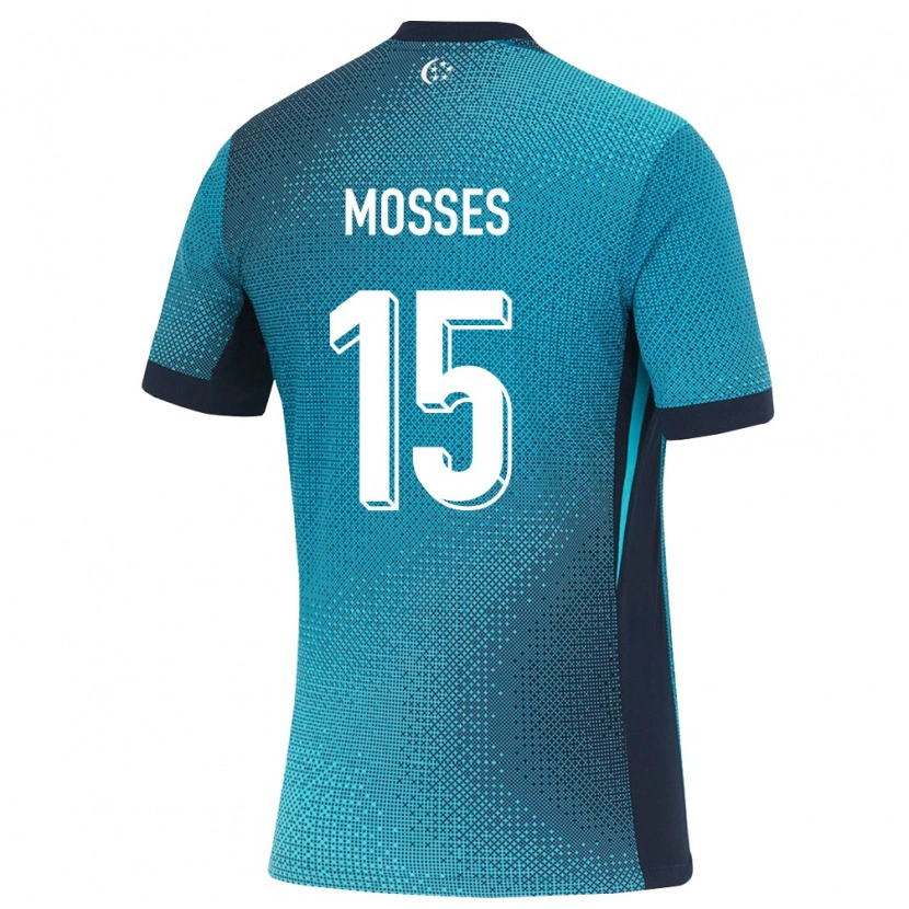 DanxenレディースシンガポールMarcus Mosses#15ダークターコイズ 黒アウェイシャツ26-28ジャージーユニフォーム