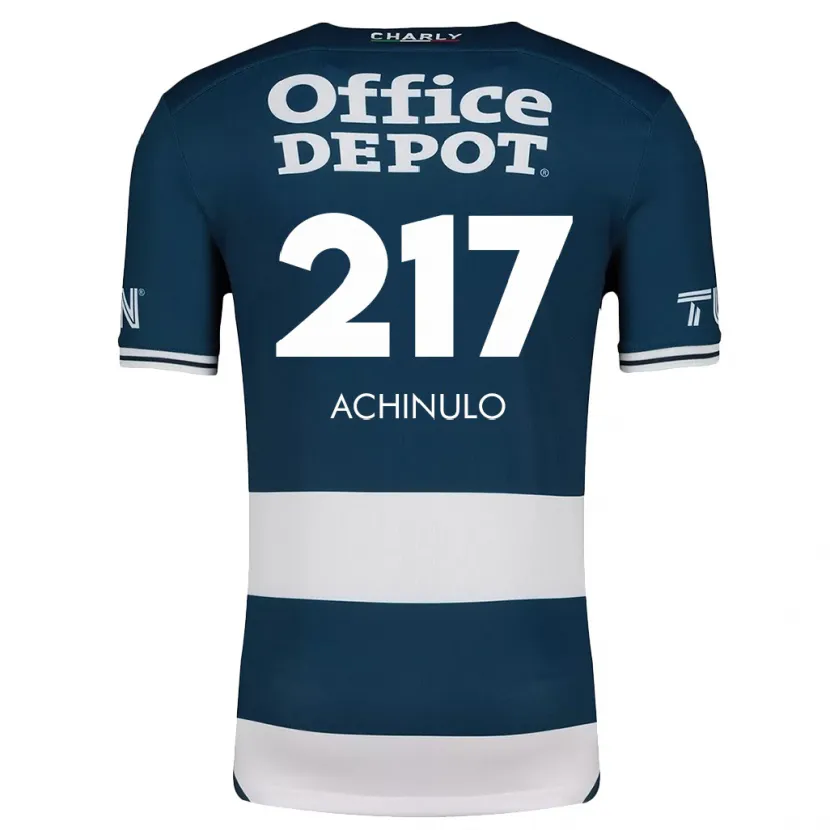 Danxenキッズプリンスウィル・アキヌロ#217ブルーホワイトホームシャツ2024/25ジャージーユニフォーム