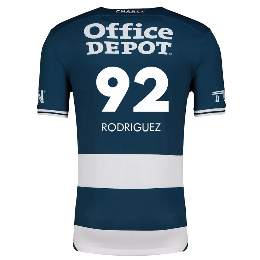 Danxenキッズセルヒオ・ロドリゲス#92ブルーホワイトホームシャツ2024/25ジャージーユニフォーム