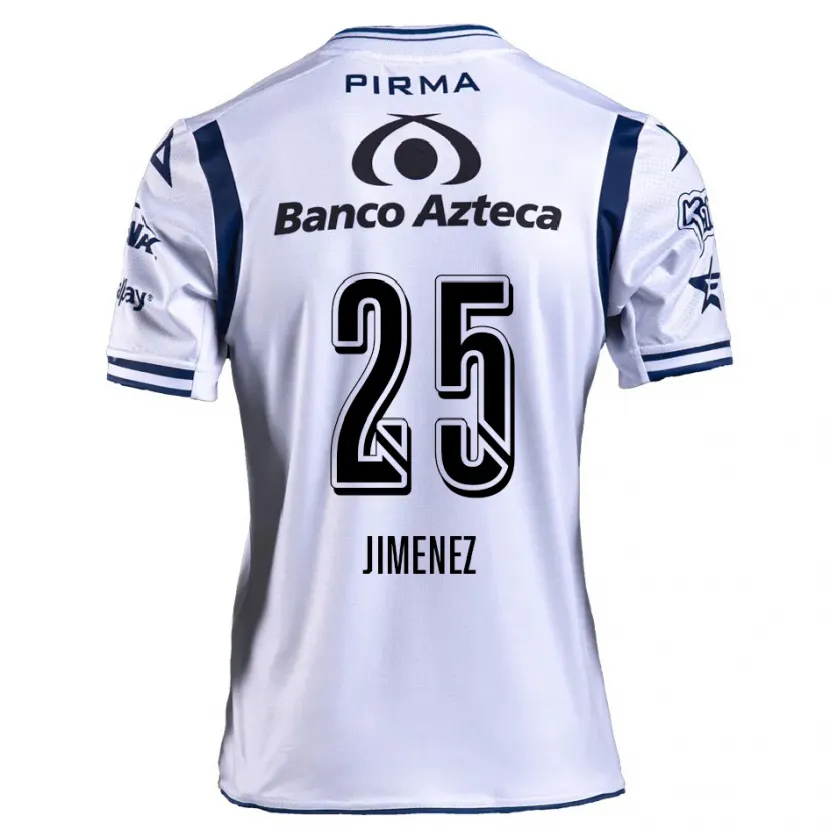 Danxenキッズミゲル・ヒメネス#25ホワイト ネイビーブルーホームシャツ2024/25ジャージーユニフォーム