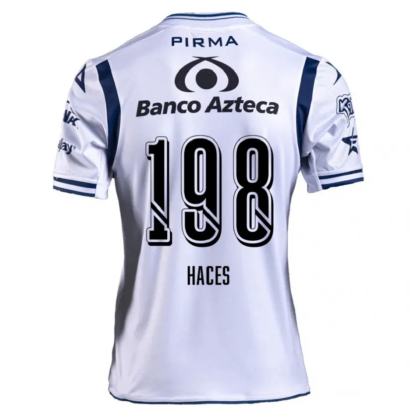 Danxenキッズダニエル・ヘイセス#198ホワイト ネイビーブルーホームシャツ2024/25ジャージーユニフォーム