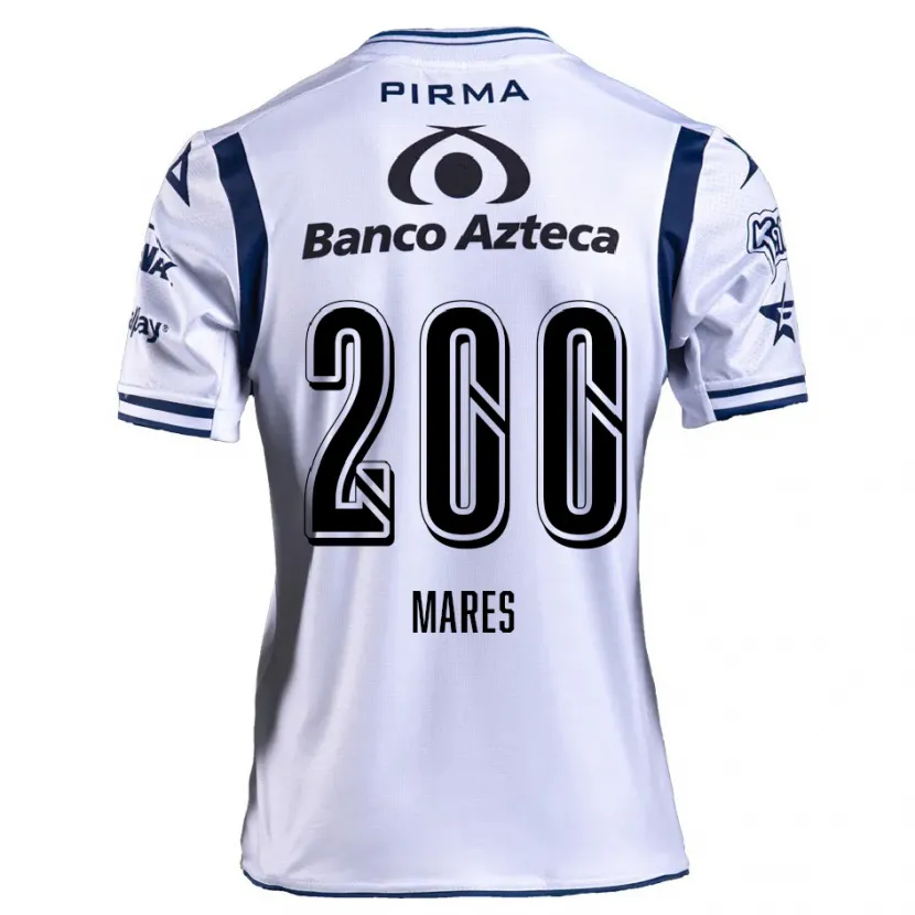 Danxenキッズクリスティアン・マレス#200ホワイト ネイビーブルーホームシャツ2024/25ジャージーユニフォーム