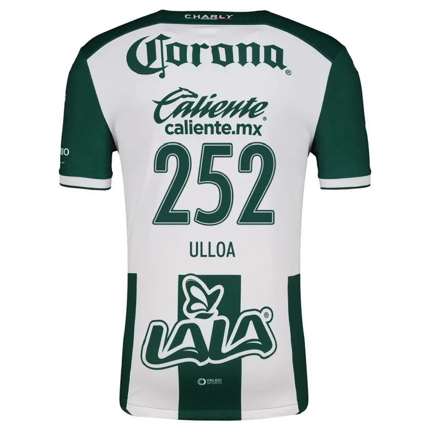DanxenキッズJosé Ulloa#252グリーンホワイトホームシャツ2024/25ジャージーユニフォーム