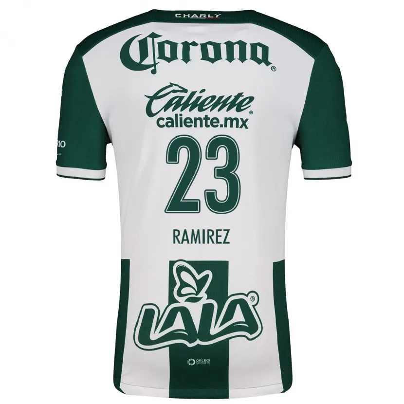 DanxenキッズAlexxandra Ramírez#23グリーンホワイトホームシャツ2024/25ジャージーユニフォーム