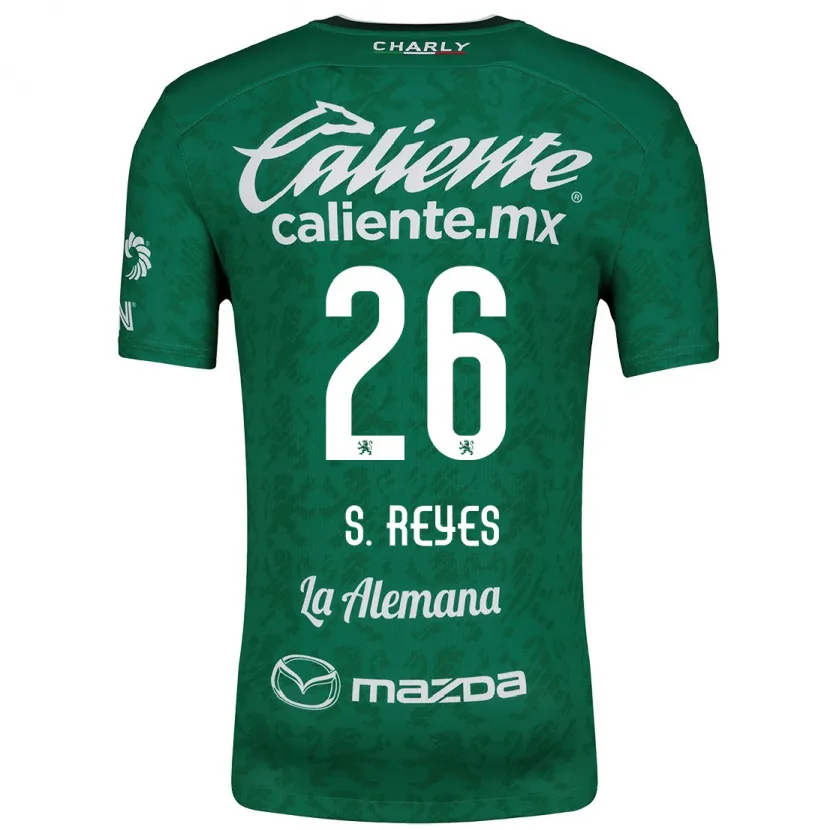 Danxenキッズサルバドール・レイズ・チャベス#26グリーンホワイトホームシャツ2024/25ジャージーユニフォーム